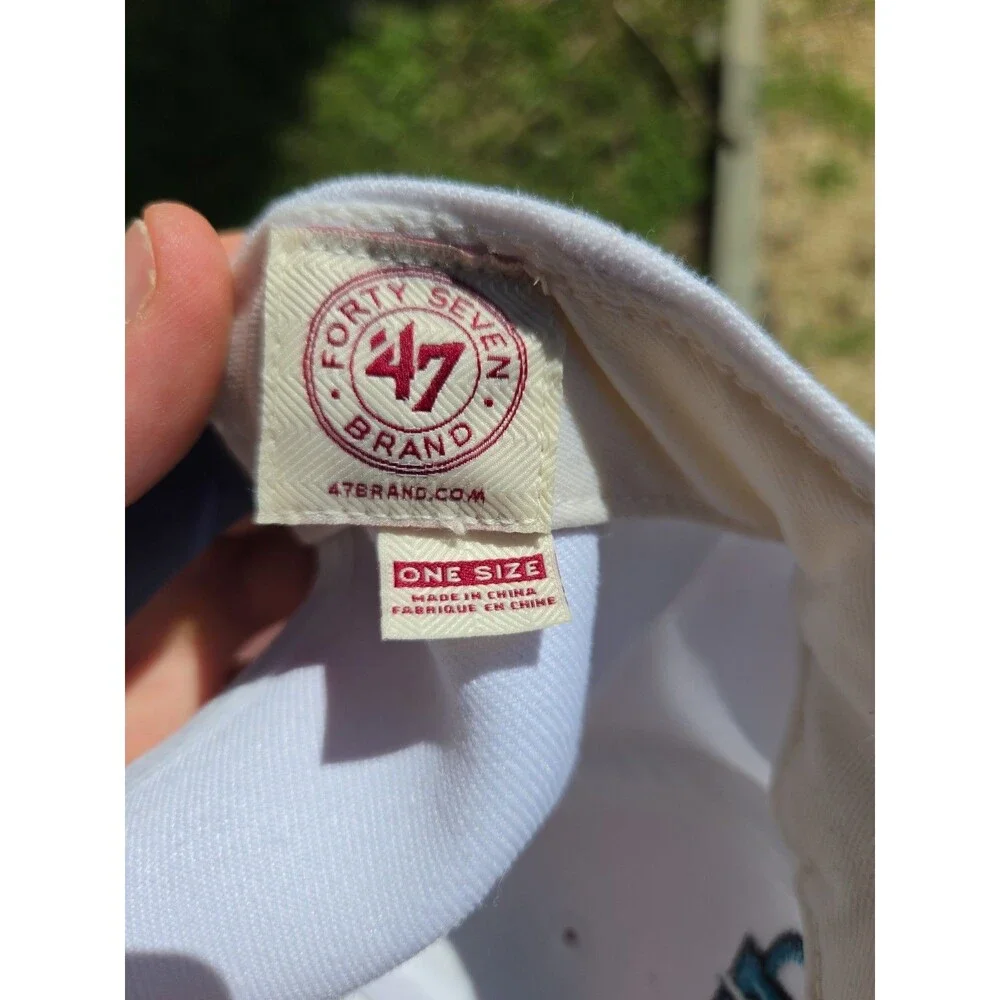 Vintage Charlotte Hornets Snapback Hat 47 Brand Hardwood Classics NBA